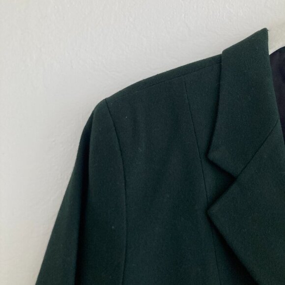 Devon-Aire Wool L'Cord Show Coat Jacket Green 100% Wool English Hunt Coat 14 - Picture 3 of 11
